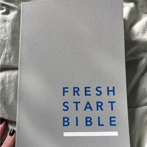 Fresh Start Bible with Blue Text